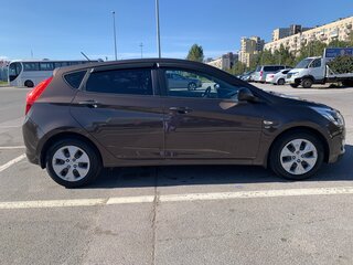 2014 Hyundai Solaris I Рестайлинг, коричневый, 1040000 рублей, вид 5