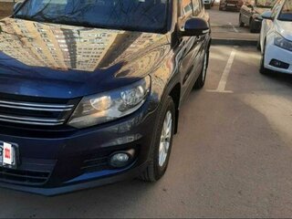 2011 Volkswagen Tiguan I Рестайлинг, синий, 898000 рублей, вид 2