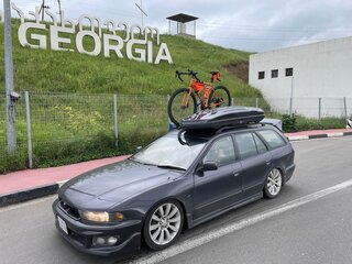 1998 Mitsubishi Legnum, фиолетовый, 300000 рублей, вид 3