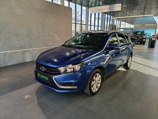 2021 Lada (ВАЗ) Vesta SW I, синий, 1079000 рублей, вид 3