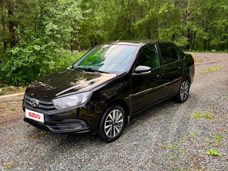 2020 Lada (ВАЗ) Granta I Рестайлинг, чёрный, 700000 рублей, вид 1