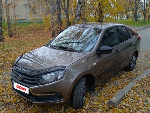 2020 Lada (ВАЗ) Granta I Рестайлинг, коричневый - вид 1