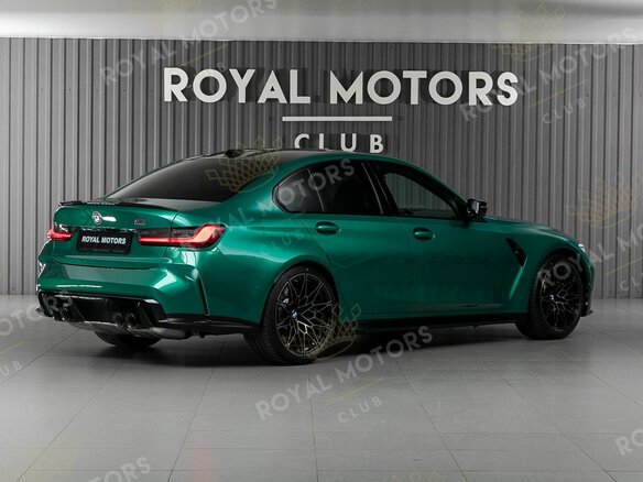 2025 BMW M3 Competition Package VI (G80) Рестайлинг, зелёный, 15800000 рублей - вид 4