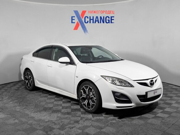 2012 Mazda 6 II (GH) Рестайлинг, белый, 790000 рублей - вид 2