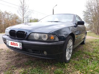 2002 BMW 5 серии 520i IV (E39) Рестайлинг, синий, 458000 рублей, вид 2