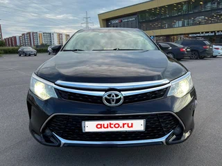 2016 Toyota Camry VII (XV50) Рестайлинг, чёрный, 1600000 рублей, вид 1