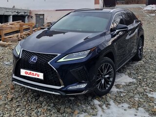 2019 Lexus RX 450h IV, синий, 4700000 рублей, вид 2