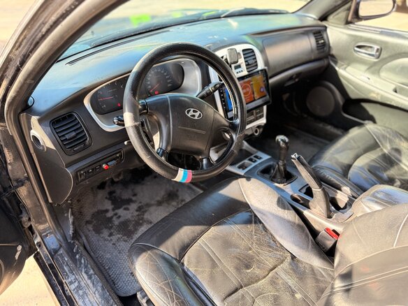 2008 Hyundai Sonata ТагАЗ IV (EF) Рестайлинг, чёрный, 330000 рублей - вид 5