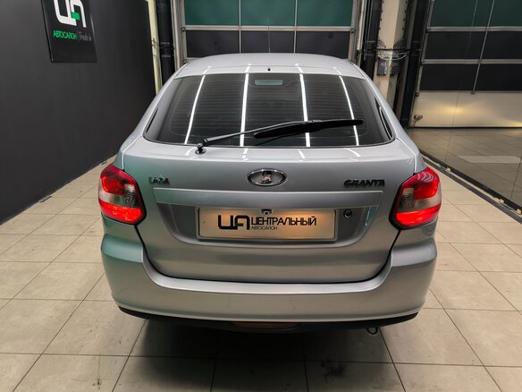 2015 Lada (ВАЗ) Granta I, серебристый, 370000 рублей - вид 3