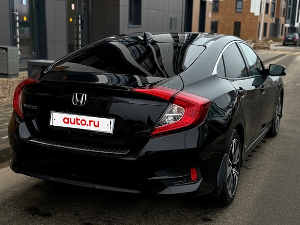 2015 Honda Civic X, чёрный, 950000 рублей - вид 3