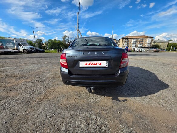 2019 Lada (ВАЗ) Granta I Рестайлинг, серебристый, 400000 рублей - вид 2