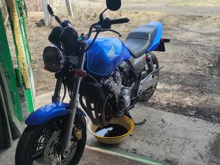 2017 Honda CB 400 Super Four, синий, 550000 рублей, вид 1