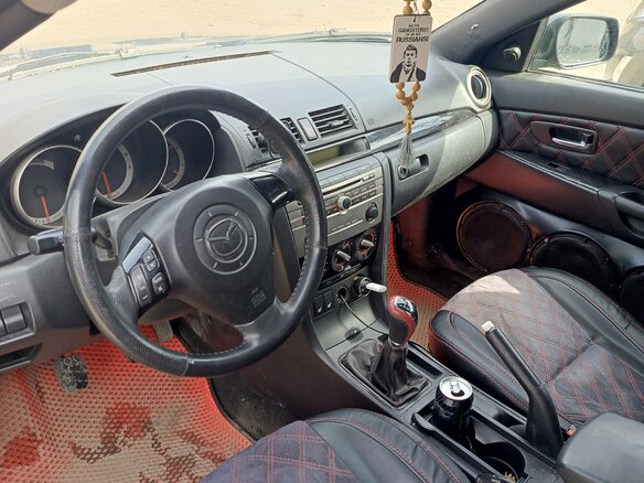 2008 Mazda 3 I (BK) Рестайлинг, чёрный, 430000 рублей - вид 6