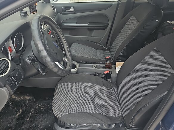 2010 Ford Focus II Рестайлинг, синий, 399990 рублей - вид 4