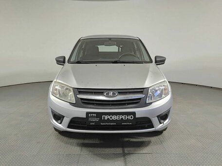 2016 Lada (ВАЗ) Granta I, серебристый, 387000 рублей, вид 2