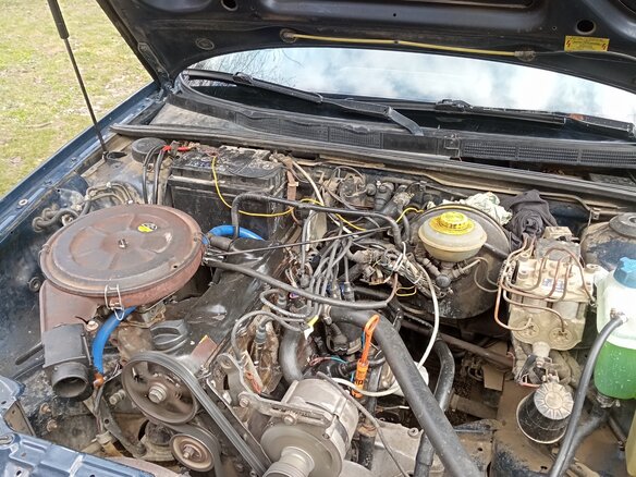 1992 Audi 80 V (B4), синий, 270000 рублей - вид 11