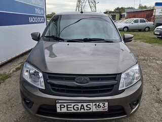 2015 Lada (ВАЗ) Granta I, коричневый, 420000 рублей, вид 3