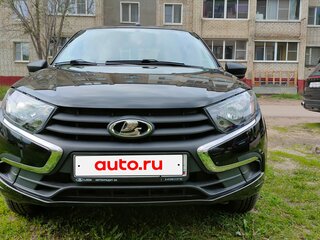 2021 Lada (ВАЗ) Granta I Рестайлинг, чёрный, 770000 рублей, вид 2