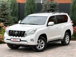 2015 Toyota Land Cruiser Prado 6-speed 150 Series Рестайлинг 1, белый, 3380000 рублей, вид 4