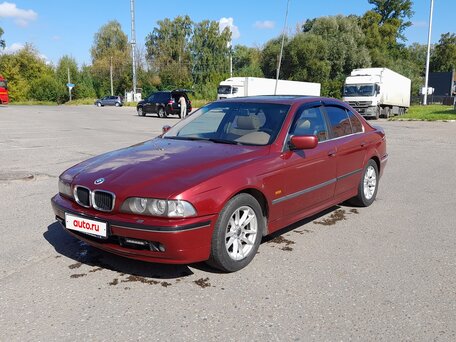 1997 BMW 5 серии 523i IV (E39), пурпурный, 470000 рублей, вид 3