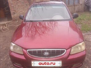 2007 Hyundai Accent ТагАЗ II, красный, 300000 рублей, вид 1
