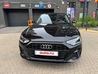 2021 Audi A4 40 TFSI V (B9) Рестайлинг, чёрный, 3680000 рублей, вид 4
