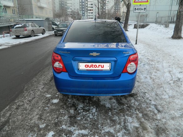 2012 Chevrolet Aveo II, синий - вид 1