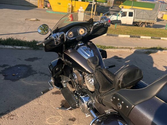 2016 Indian Roadmaster, серый, 1600000 рублей - вид 9