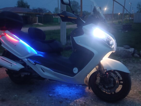 2014 Sym Maxsym 600, белый, 485000 рублей - вид 5