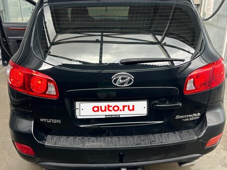 2008 Hyundai Santa Fe II, чёрный, 1000000 рублей, вид 3