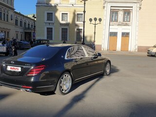 2019 Mercedes-Benz Maybach S-Класс 450 I (X222) Рестайлинг, чёрный, 7500000 рублей, вид 4