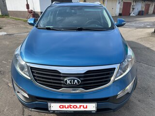 2012 Kia Sportage III, синий, 1150000 рублей, вид 1