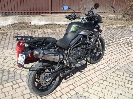 2016 Triumph Tiger 800, зелёный, 690000 рублей, вид 2