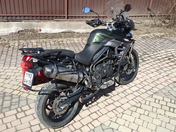 2016 Triumph Tiger 800, зелёный, 690000 рублей - вид 1
