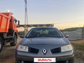 2008 Renault Megane II Рестайлинг, серый, 360000 рублей, вид 2