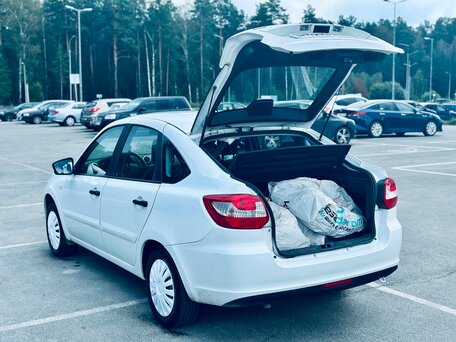 2018 Lada (ВАЗ) Granta I Рестайлинг, белый, 529000 рублей, вид 5