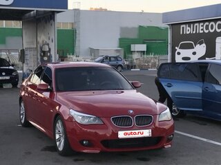 2008 BMW 5 серии 525i V (E60/E61) Рестайлинг, красный, 1490000 рублей, вид 1