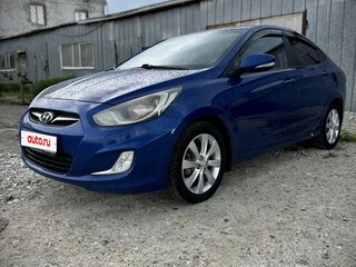 2012 Hyundai Solaris I, синий, 820000 рублей, вид 1