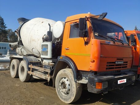 2008 КамАЗ Автобетоносмеситель, оранжевый, 1000000 рублей, вид 2