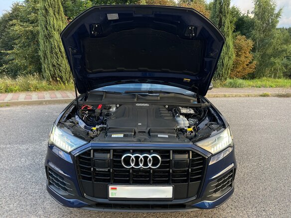 2023 Audi Q7 45 TFSI II (4M) Рестайлинг, синий, 4950000 рублей - вид 29
