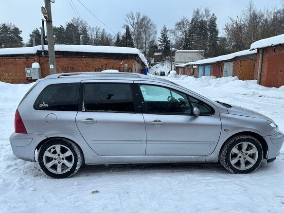 2004 Peugeot 307 I, серебристый, 350000 рублей - вид 3