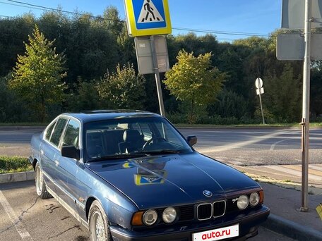 1992 BMW 5 серии 520i III (E34), синий, 430000 рублей, вид 1