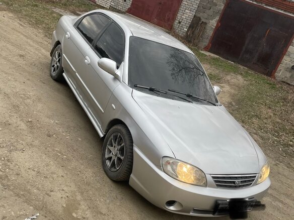 2007 Kia Spectra I Рестайлинг 2, серебристый, 145000 рублей - вид 1