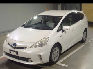 2012 Toyota Prius Alpha I (ZVW40/41), белый, 1330000 рублей, вид 2