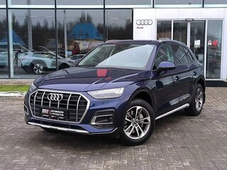 2021 Audi Q5 45 TFSI II (FY) Рестайлинг, синий, 4600000 рублей, вид 1