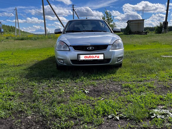 2011 Lada (ВАЗ) Priora I, серый, 260000 рублей - вид 1