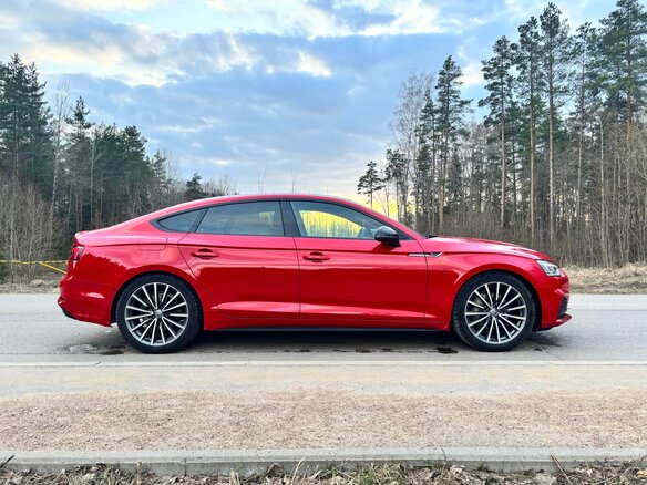 2019 Audi A5 II (F5), красный - вид 6
