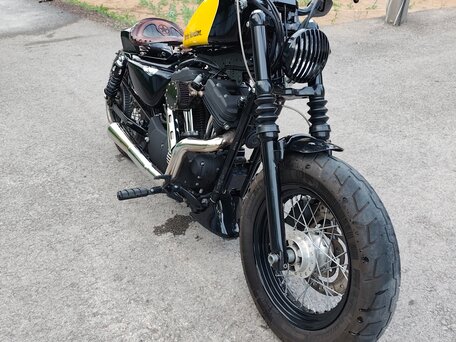 2012 Harley-Davidson Forty-Eight, чёрный, 820000 рублей, вид 3