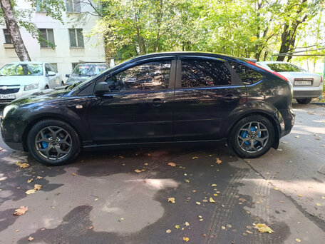 2006 Ford Focus II, чёрный, 348888 рублей, вид 3