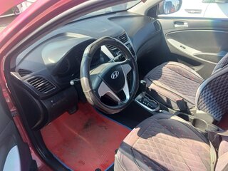 2014 Hyundai Solaris I, красный, 580000 рублей, вид 4
